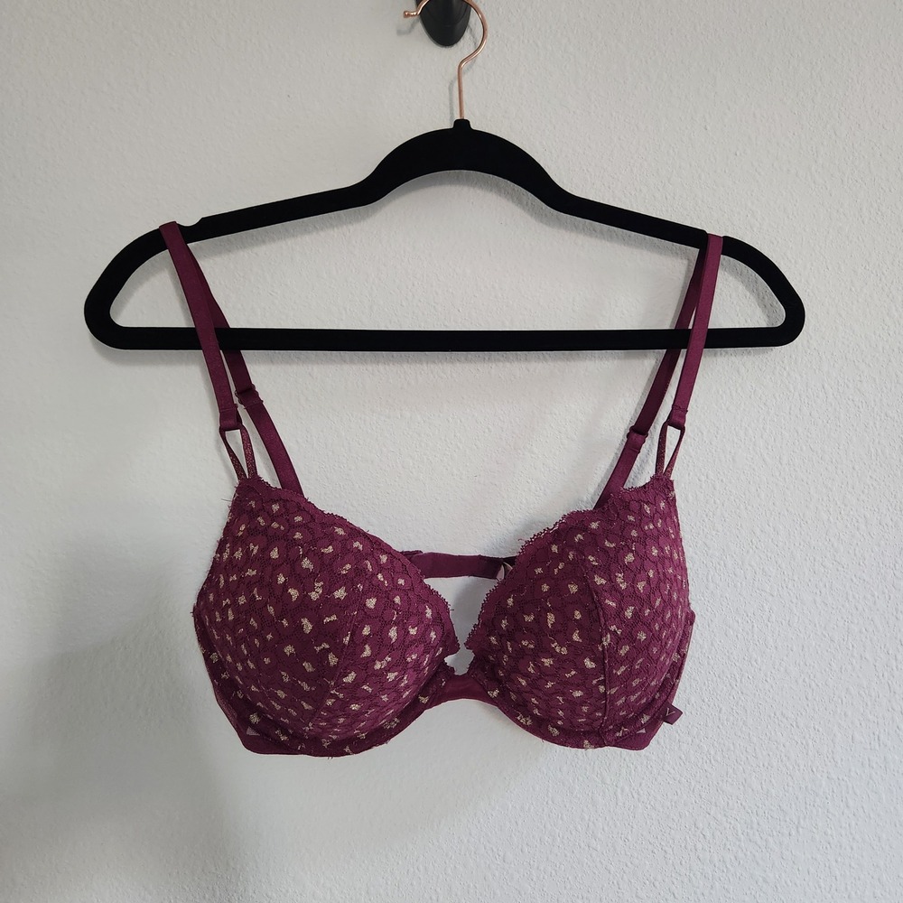 Victoria's Secret Purple Push-Up Bra‎ size 34C